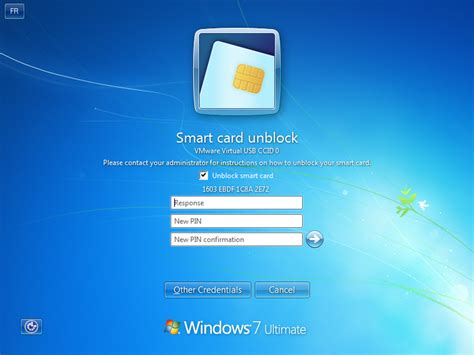 unblock smart card windows 7|army smart card is blocked.